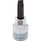Dynamic Tools 3/8" Drive Slotted Head, Sl5 Bit Standard Length, Chrome Socket D006105 - alternate 1